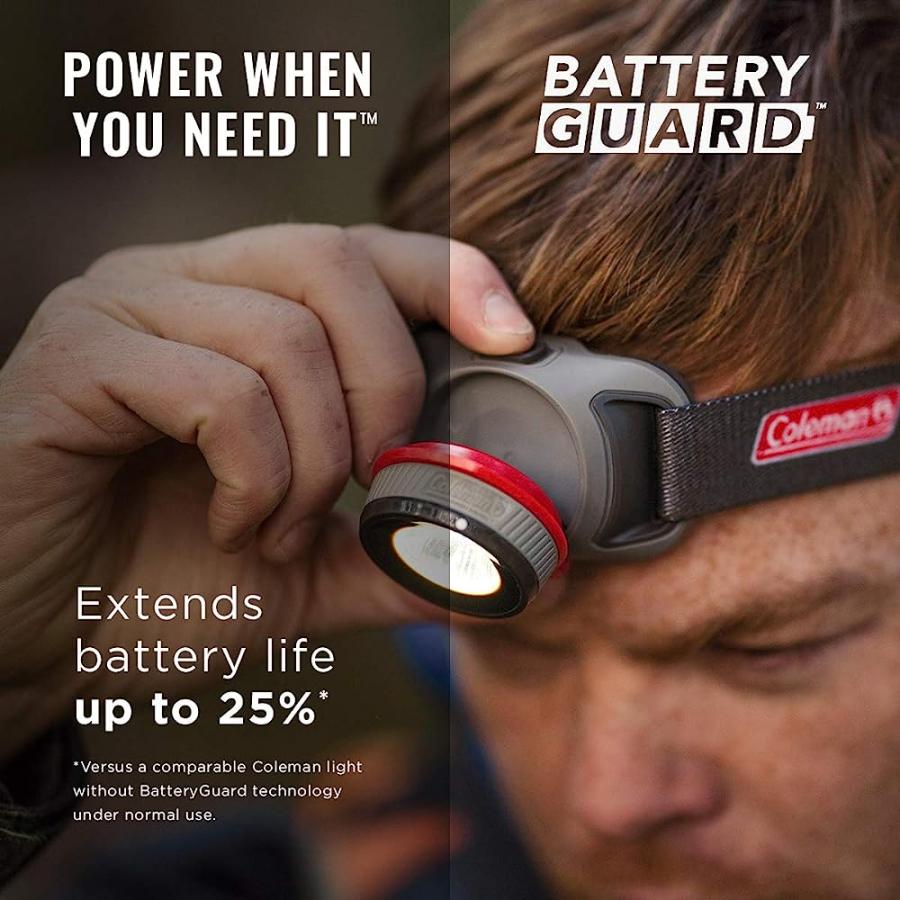 COLEMAN 200 LUMENS LED HEADLAMP WITH BATTERYGUARD | Coleman | 01
