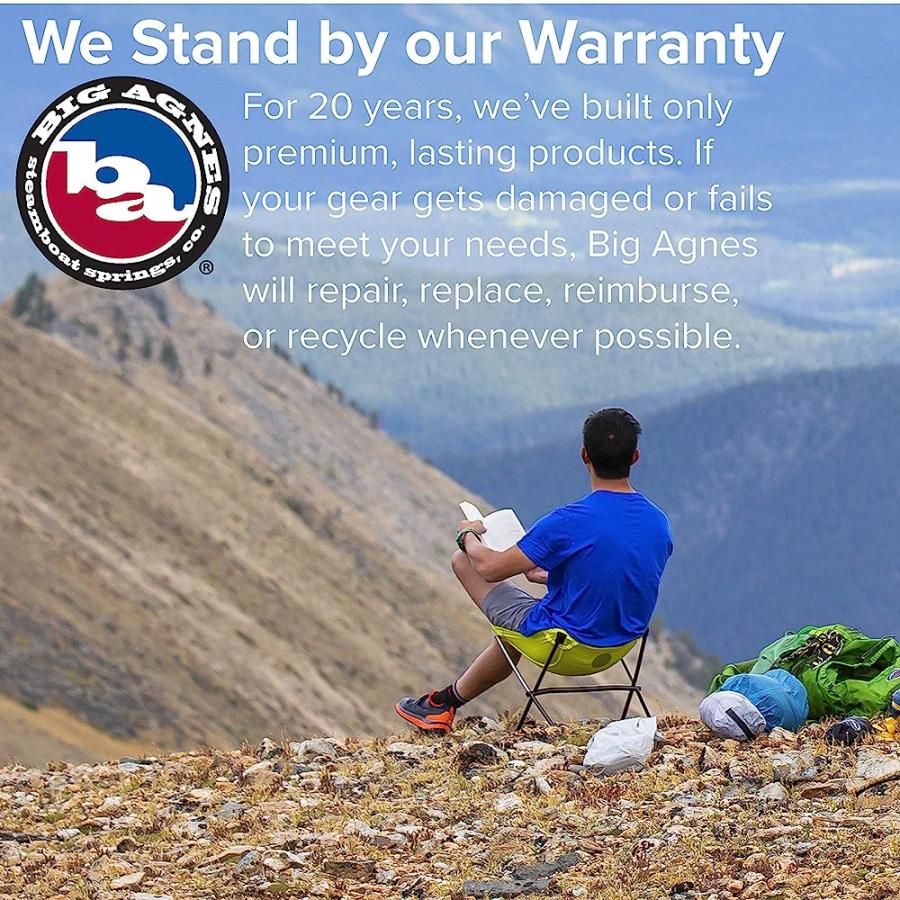 BIG AGNES SKYLINE UL ULTRALIGHT BACKPACKING FURNITURE, STOOL (BLACK) | BIG AGNES | 05