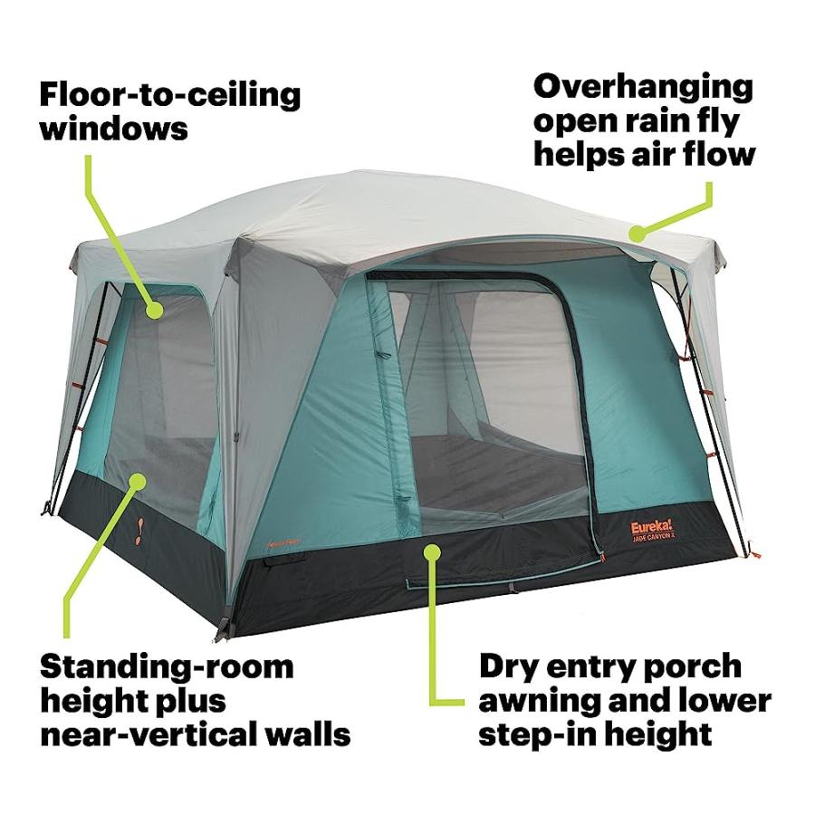 EUREKA! JADE CANYON X6, 3 SEASON, 6 PERSON CAMPING TENT |  | 01