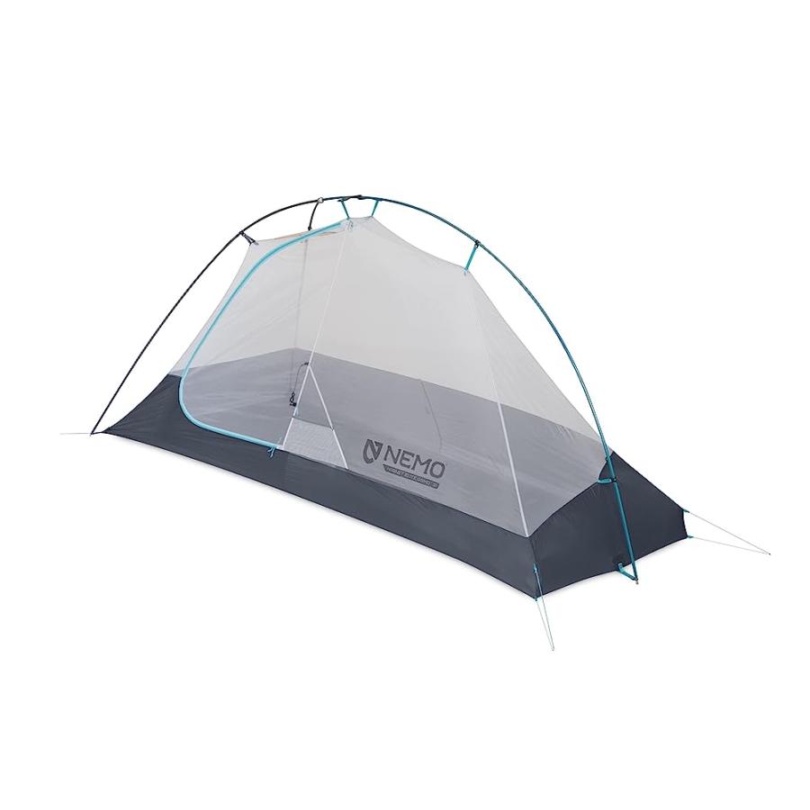 NEMO HORNET ELITE OSMO ULTRALIGHT BACKPACKING TENT, ALUMINUM/STORMY NIGHT, 1 PERSON | NEMO