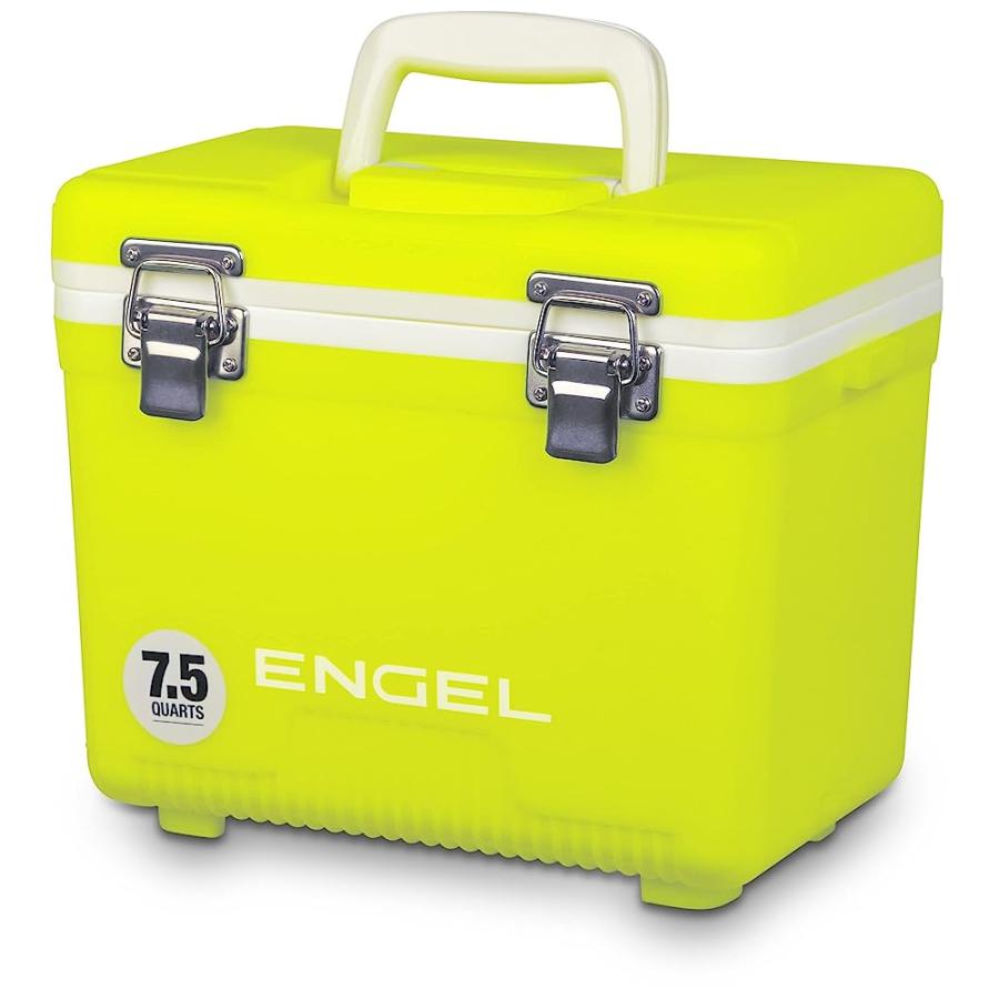 ENGEL UC7 7.5QT LEAK-PROOF, AIR TIGHT, DRYBOX COOLER AND SMALL HARD SHELL LUNCHBOX FOR MEN AND WOMEN IN YELLOW HIGH-VISIBILITY |  | 01