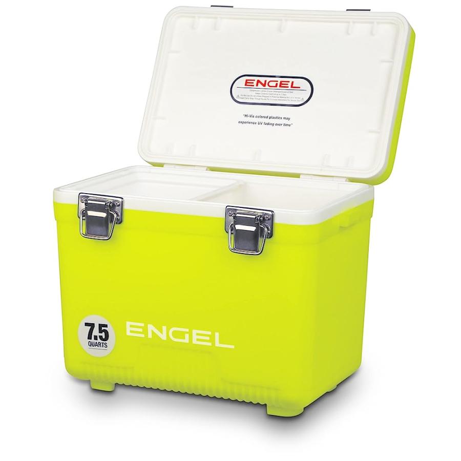 ENGEL UC7 7.5QT LEAK-PROOF, AIR TIGHT, DRYBOX COOLER AND SMALL HARD SHELL LUNCHBOX FOR MEN AND WOMEN IN YELLOW HIGH-VISIBILITY |  | 02