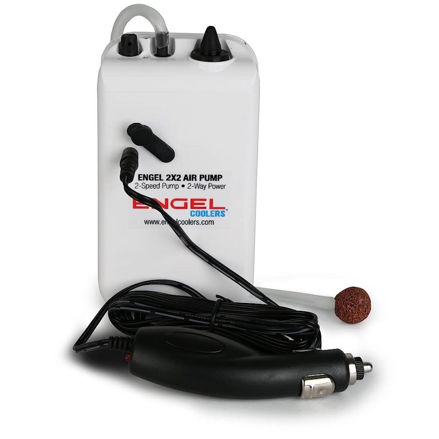 ENGEL 7.5QT LIVE BAIT COOLER BOX WITH 2ND GEN 2-SPEED PORTABLE AERATOR PUMP. FISHING BAIT STATION AND MINNOW BUCKET FOR SHRIMP, MINNOWS, AND OTHE |  | 05