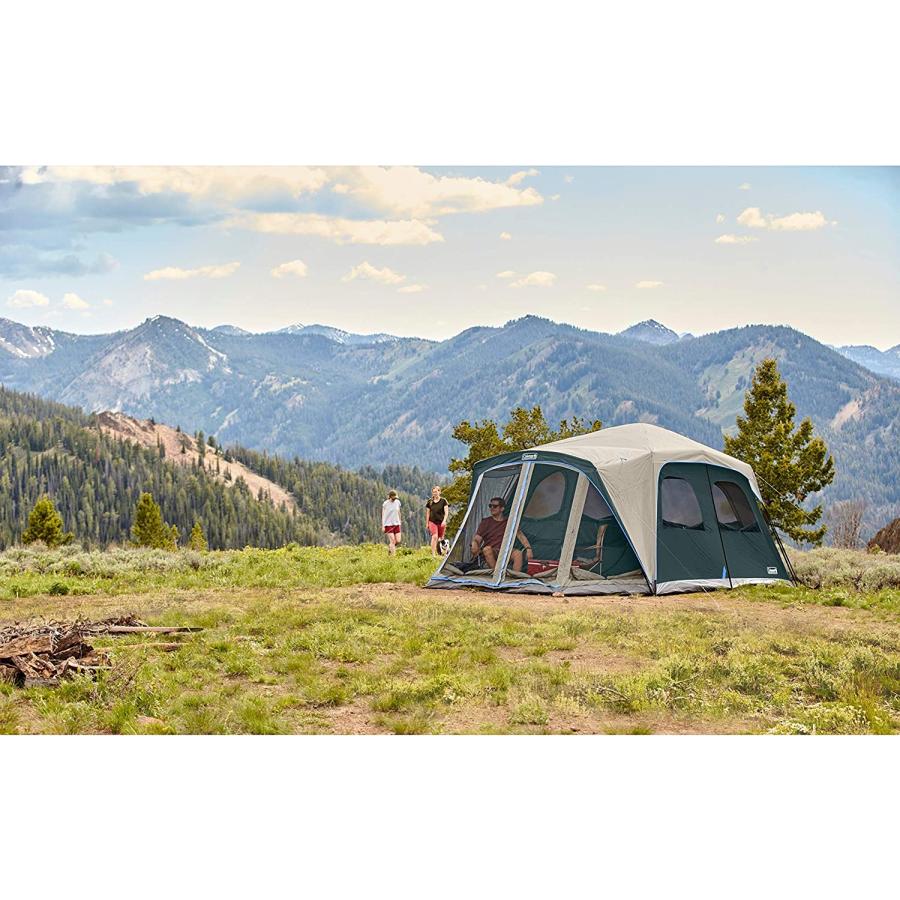 Coleman Camping Tent Skylodge 12 Person Tent Screen Room, Evergreen | Coleman | 08
