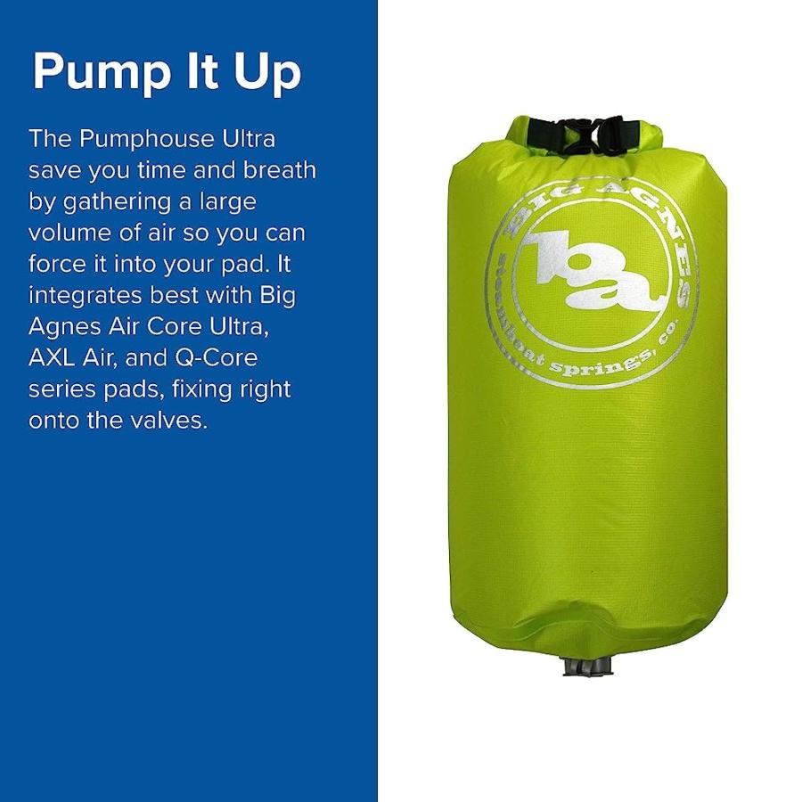 BIG AGNES PUMPHOUSE ULTRA MULTI-USE SLEEPING PAD PUMP | BIG AGNES | 01