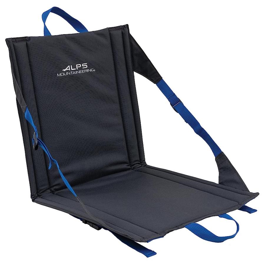 ALPS MOUNTAINEERING WEEKENDER CAMP SEAT, ONE SIZE, CHARCOAL/BLUE - NEW | ALPS MOUNTAINEERING