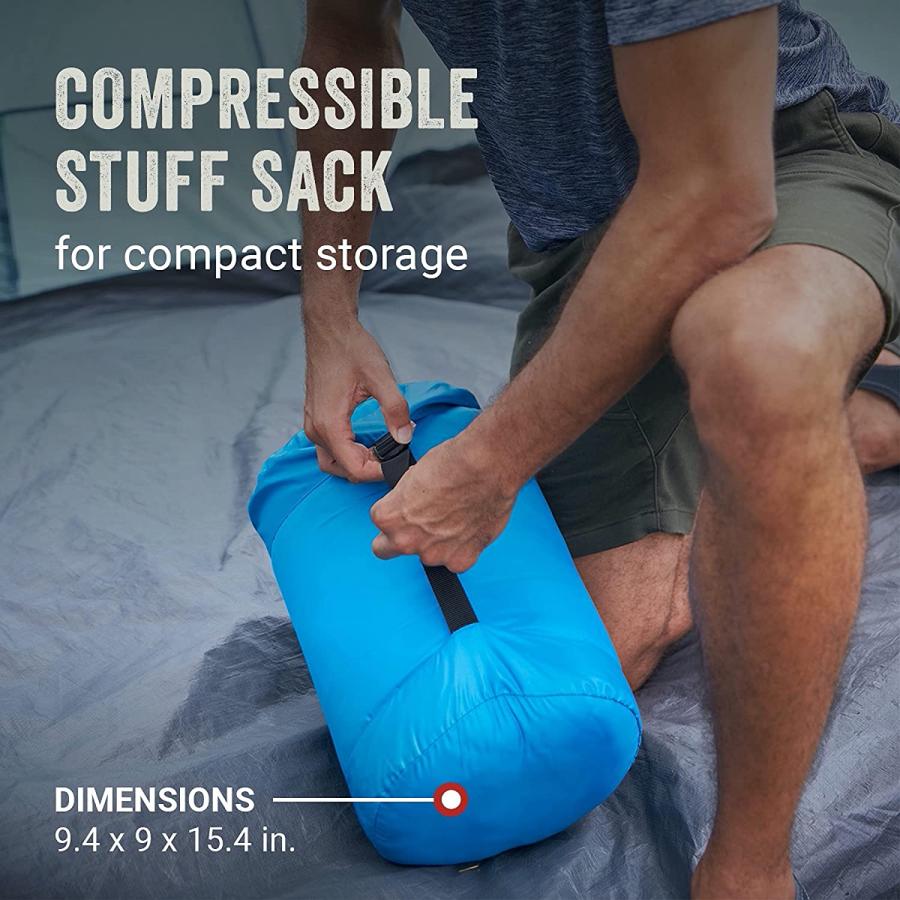 Coleman Sleeping Bag Kompact 25°F Mummy Sleeping Bag, Spider Mum | Coleman | 02