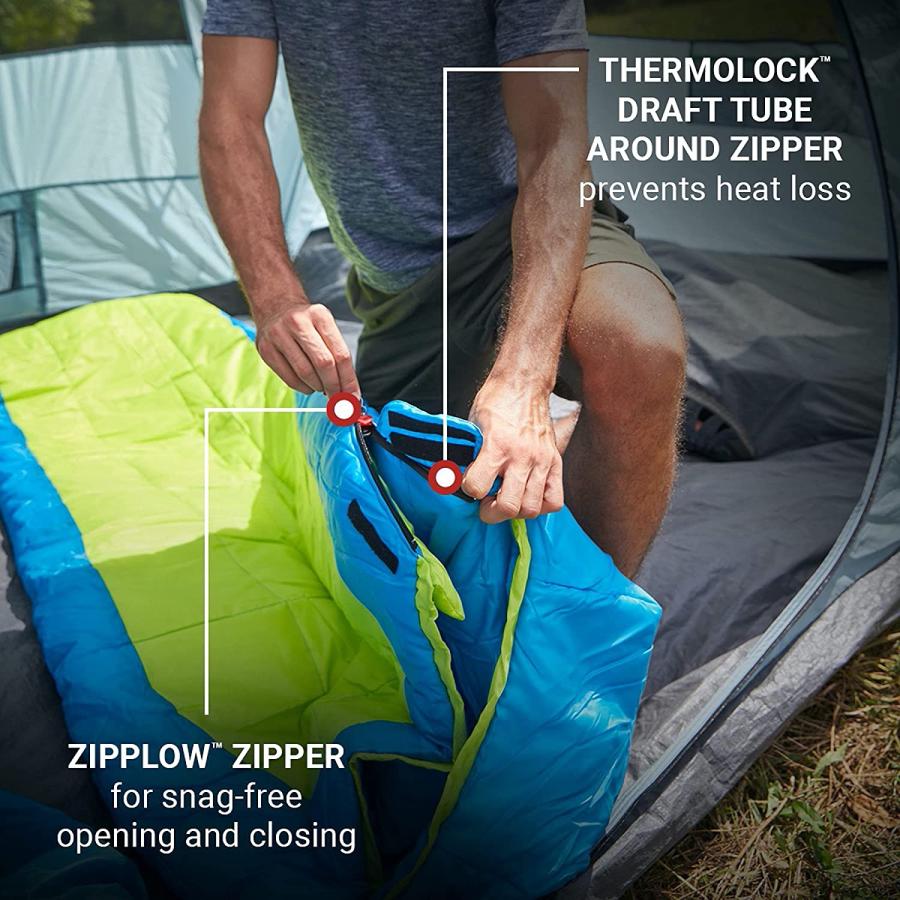 Coleman Sleeping Bag Kompact 25°F Mummy Sleeping Bag, Spider Mum | Coleman | 03