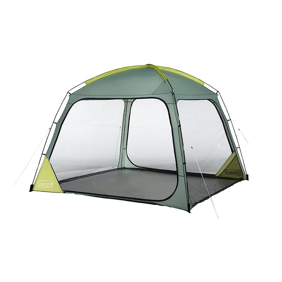 COLEMAN SKYSHADE SCREEN DOME CANOPY TENT, 10 X 10 SHADE CANOPY, UPF 50+ OUTDOOR CANOPY TENT FOR CAMPING, TAILGATING, AND BEACH SHADE, MOSS | Coleman