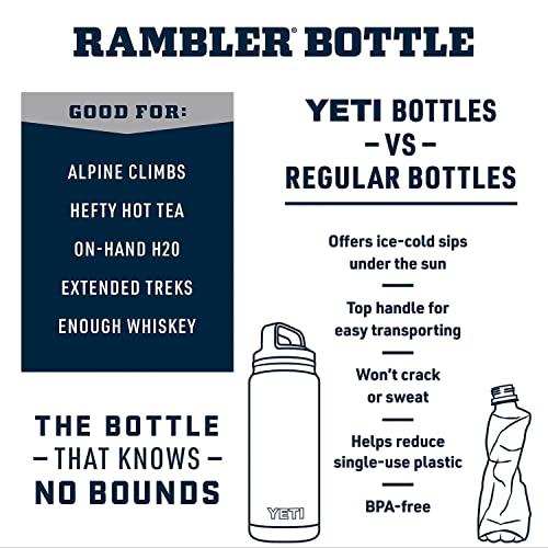 YETI RAMBLER 18 OZ BOTTLE, VACUUM INSULATED, STAINLESS STEEL WITH CHUG CAP, HIGH DESERT CLAY | YETI | 01