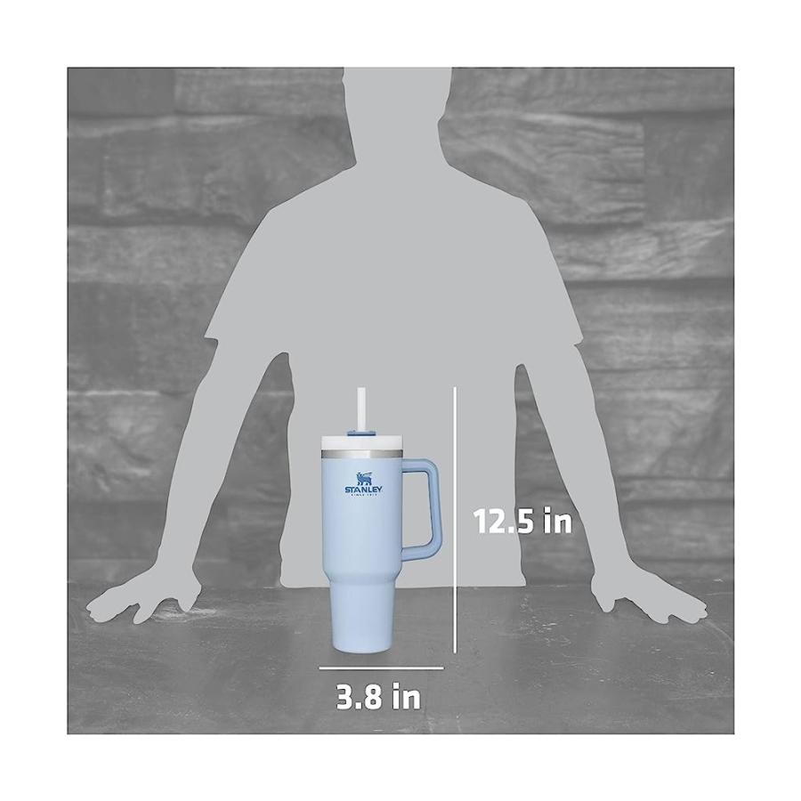 STANLEY THE BIG GRIP TRAVEL QUENCHER CHAMBRAY,1 EA , 20 OUNCES | STANLEY | 04