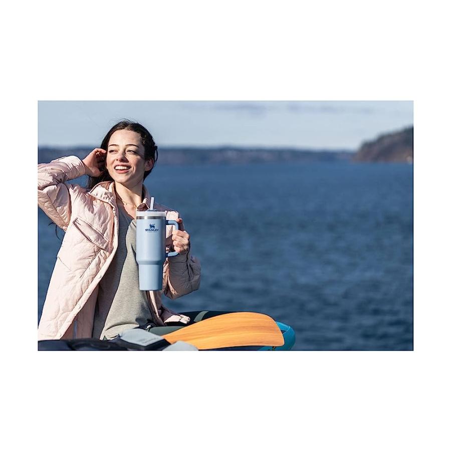 STANLEY THE BIG GRIP TRAVEL QUENCHER CHAMBRAY,1 EA , 20 OUNCES | STANLEY | 06