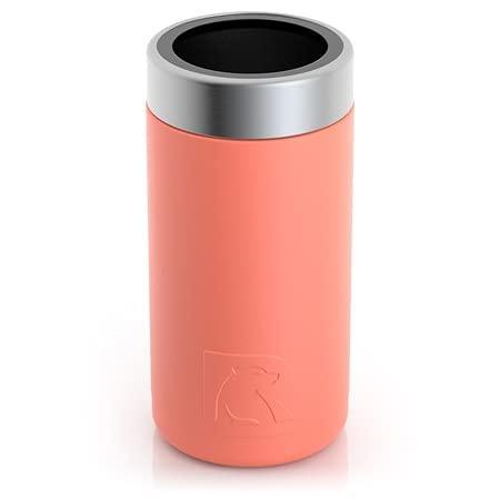 RTIC CRAFT CAN COOLER INSULATED, BEER, BEVERAGE, BOTTLE, SODA CAN COOLER WITH LID, STAINLESS STEEL METAL, DOUBLE WALL INSULATION COOZIE FOR CANS, |  | 01