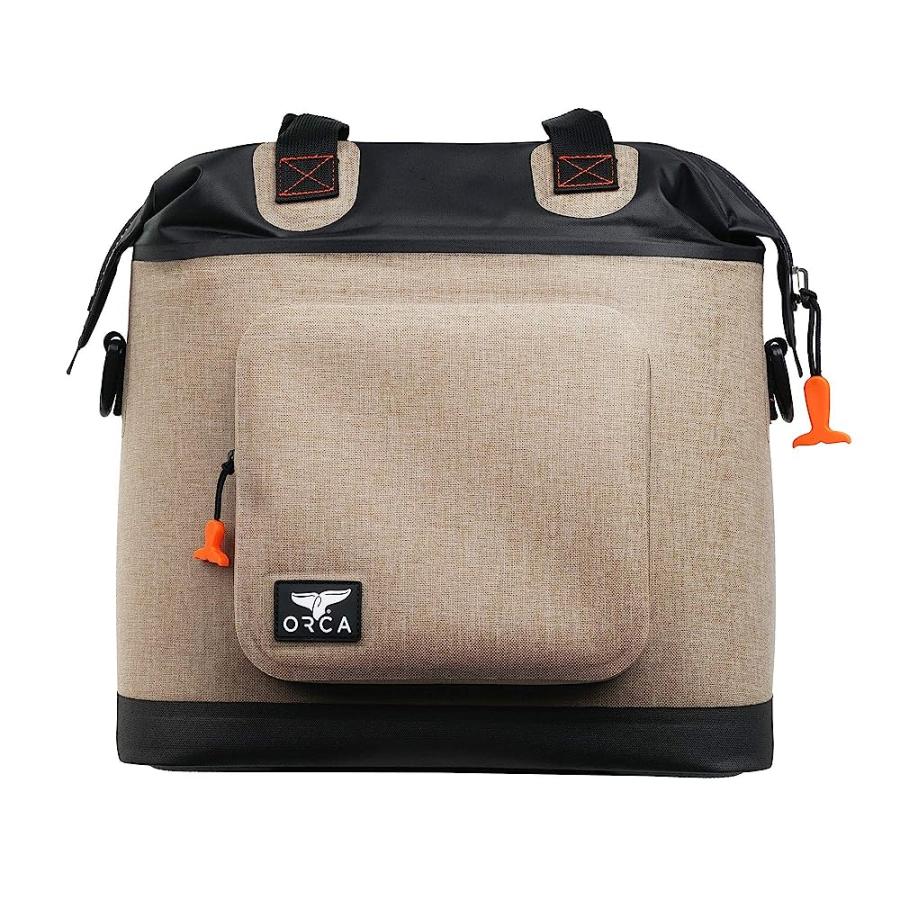 ORCA WALKER TOTE SOFT COOLER BAG, INSULATED BAG WITH SHOULDER STRAP AND EXTRA POCKETS, KEEPS DRINKS ICE COLD ALL DAY, PERFECT FOR BEACH, PARK, HI | ORCA