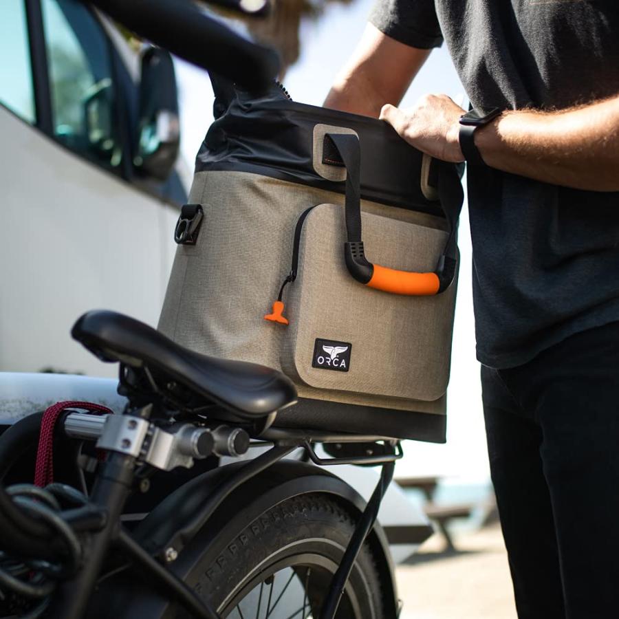 ORCA WALKER TOTE SOFT COOLER BAG, INSULATED BAG WITH SHOULDER STRAP AND EXTRA POCKETS, KEEPS DRINKS ICE COLD ALL DAY, PERFECT FOR BEACH, PARK, HI | ORCA | 08