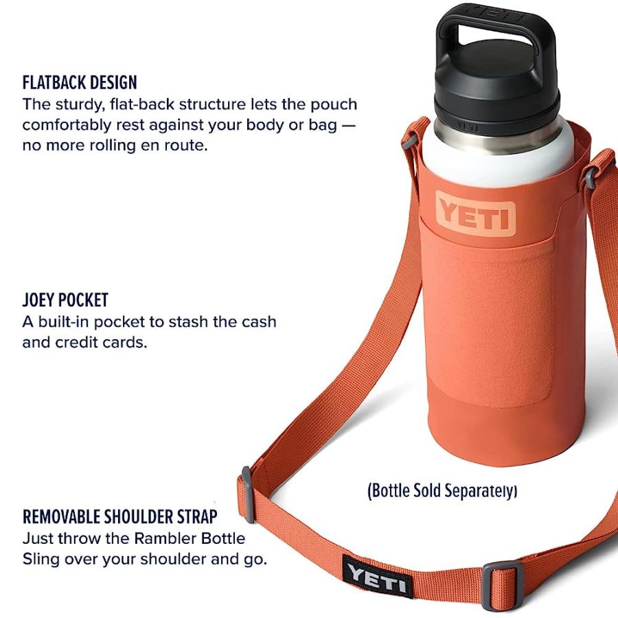YETI LARGE BOTTLE SLING FOR RAMBLER 26 & 36 OZ. BOTTLES, HIGH DESERT CLAY | YETI | 01