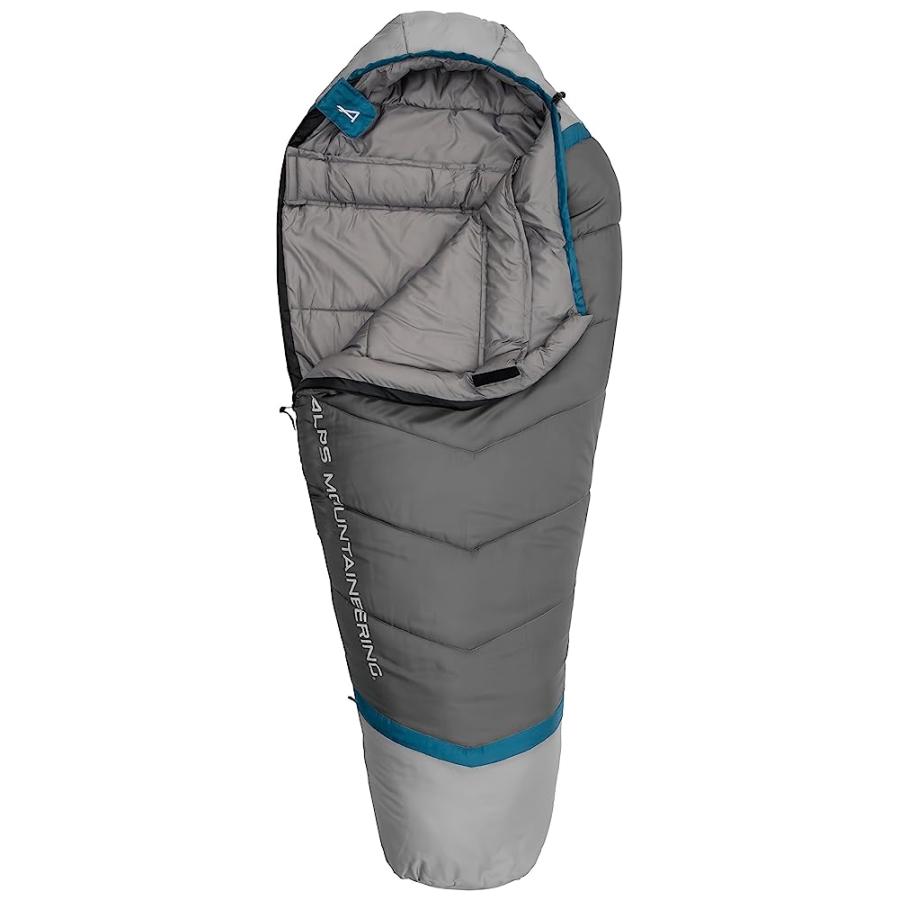 ALPS MOUNTAINEERING BLAZE +20° MUMMY SLEEPING BAG, SHORT - CHARCOAL/GRAY | ALPS MOUNTAINEERING | 01