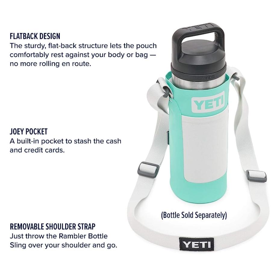 YETI LARGE BOTTLE SLING FOR RAMBLER 26 & 36 OZ. BOTTLES, AQUIFER BLUE | YETI | 01