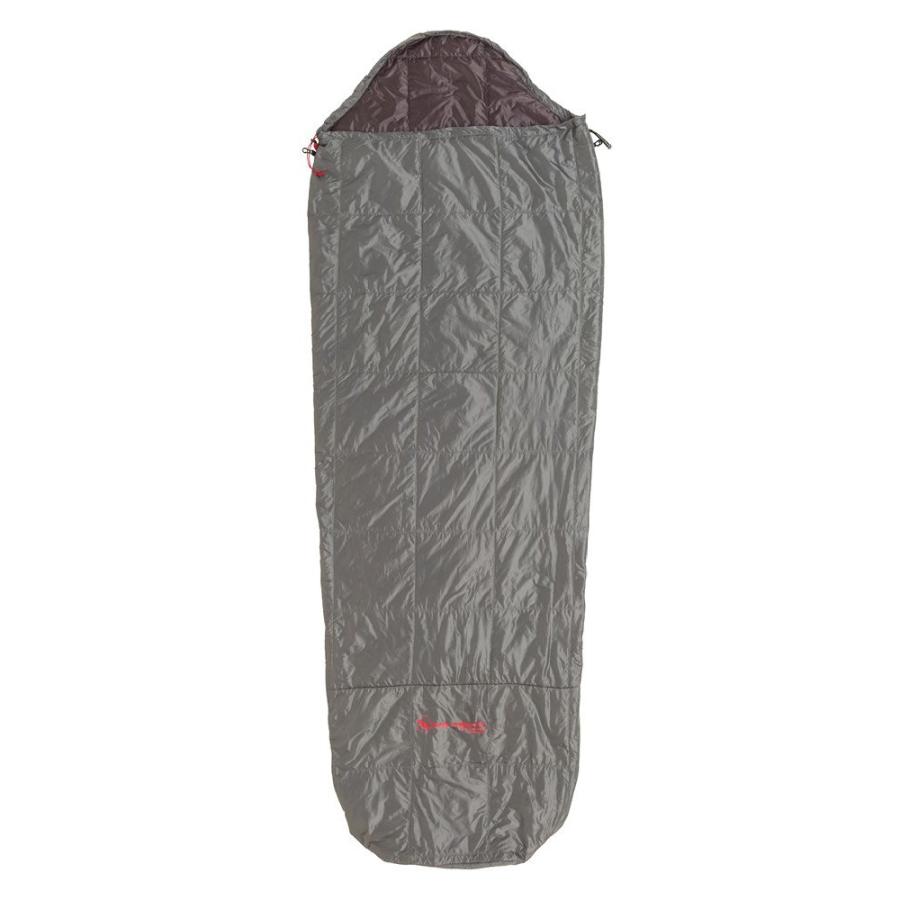 BIG AGNES FARRINGTON LIGHTWEIGHT SYNTHETIC SLEEPING BAG, GRAY/SHALE, REGULAR LENGTH, RIGHT ZIPPER | BIG AGNES