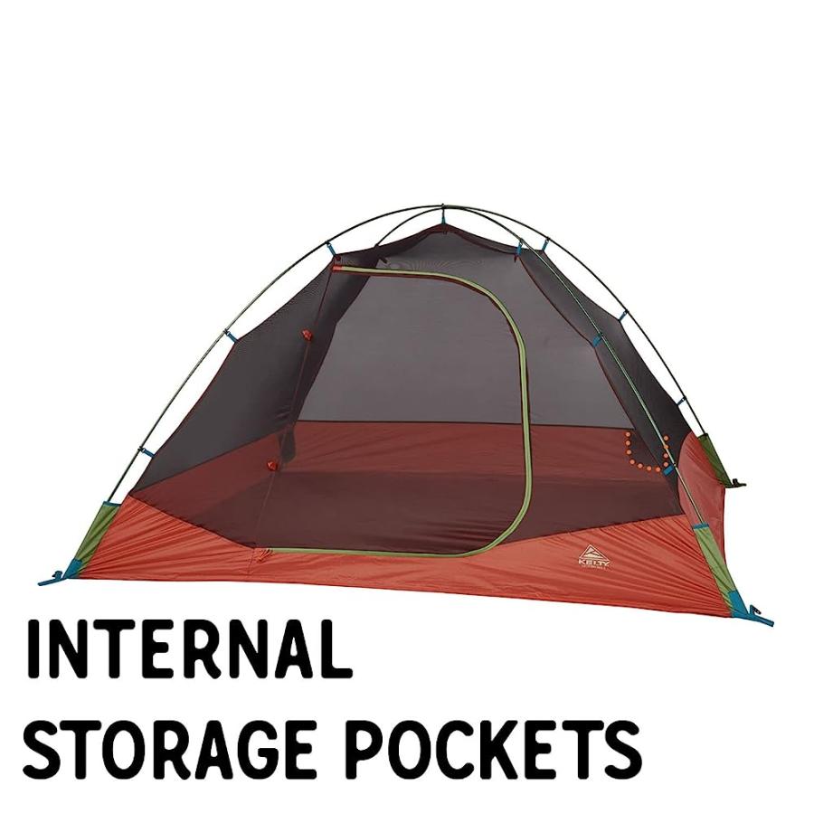 KELTY DISCOVERY TRAIL BACKPACKING TENT, LIGHTWEIGHT AND EASY TO SETUP BACKPACKING SHELTER WITH 2 ALUMINUM POLES, SINGLE DOOR SINGLE VESTIBULE, ST | KELTY | 04