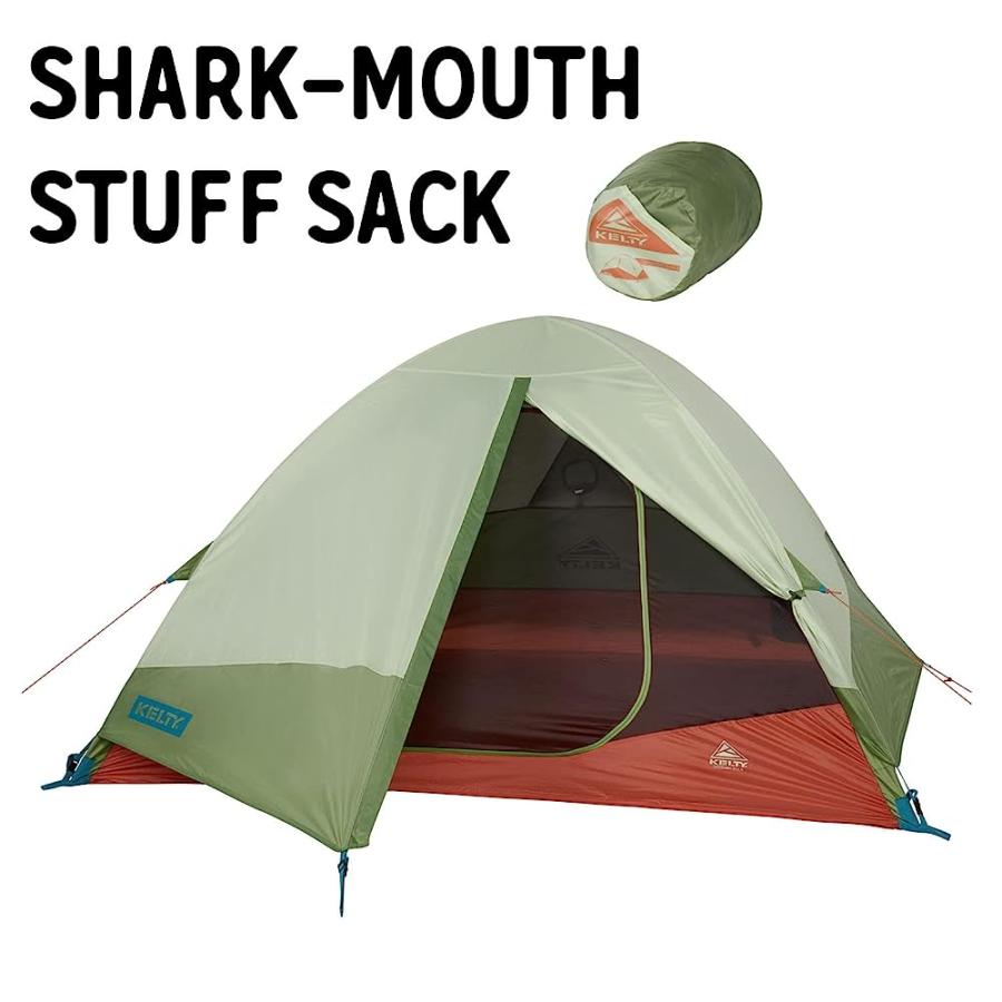 KELTY DISCOVERY TRAIL BACKPACKING TENT, LIGHTWEIGHT AND EASY TO SETUP BACKPACKING SHELTER WITH 2 ALUMINUM POLES, SINGLE DOOR SINGLE VESTIBULE, ST | KELTY | 05