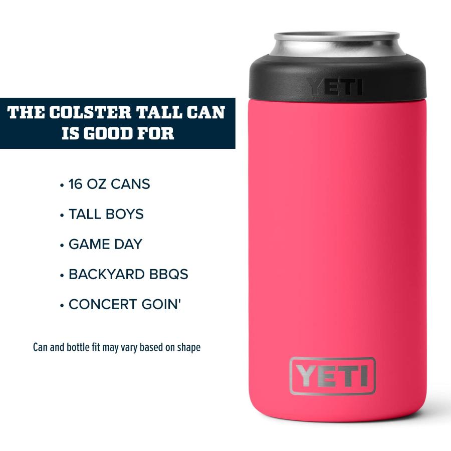 YETI Rambler 16オンス コルスター トール缶クーラー:YETI 真空断熱 ステンレス製、ビミニピンク | YETI | 03