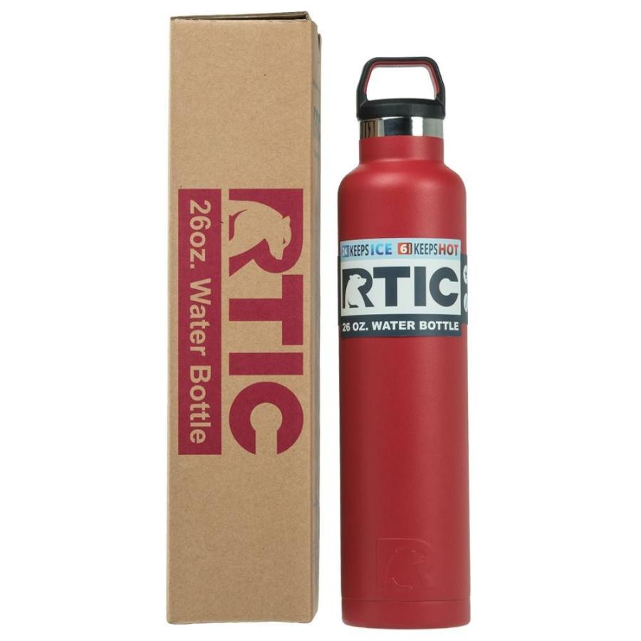 RTIC 26 OZ VACUUM INSULATED WATER BOTTLE, METAL STAINLESS STEEL DOUBLE WALL INSULATION, BPA FREE REUSABLE, LEAK-PROOF THERMOS FLASK FOR HOT AND C |  | 01