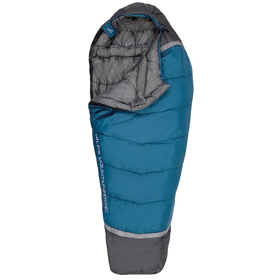 ALPS MOUNTAINEERING BLAZE -20° MUMMY SLEEPING BAG, REGULAR - BLUE CORAL/CHARCOAL, NEW | ALPS MOUNTAINEERING | 01