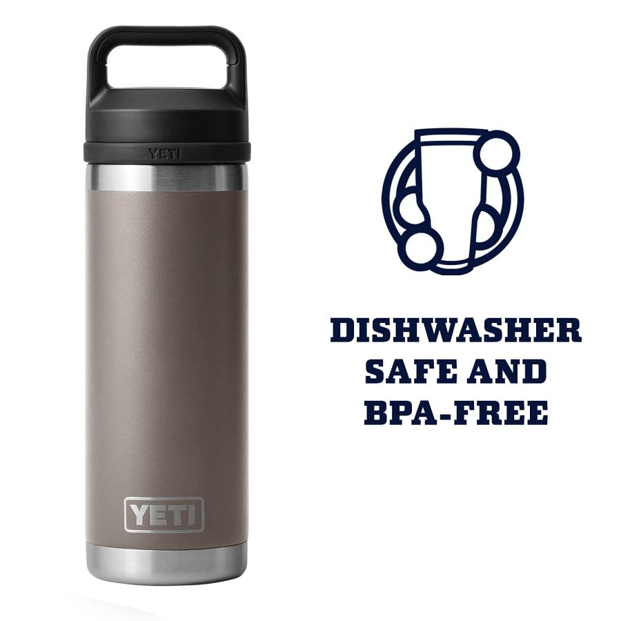 YETI Rambler 18オンス ボトル キャップ付き 真空断熱 ステンレス製、シャープテイルトープ | YETI | 04