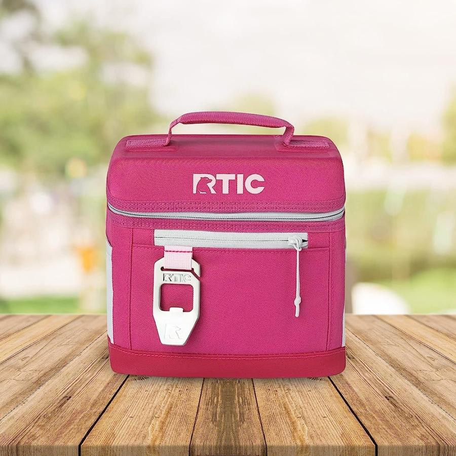 RTIC 6 CAN EVERYDAY COOLER, SOFT SIDED PORTABLE INSULATED COOLING FOR LUNCH, BEACH, DRINK, BEVERAGE, TRAVEL, CAMPING, PICNIC, FOR MEN AND WOMEN, |  | 02