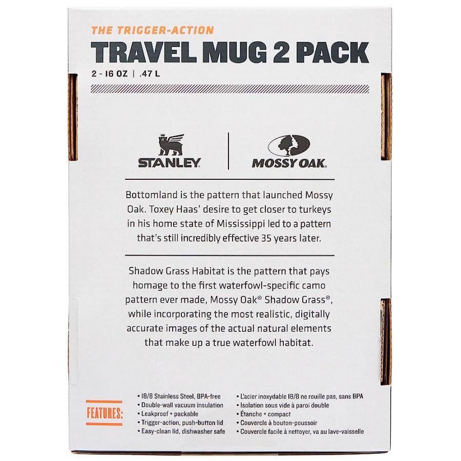 STANLEY TRIGGER-ACTION TRAVEL MUG 16OZ 2 PACK MULTI-PACK | STANLEY | 02