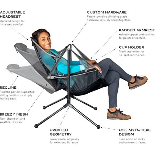 NEMO EQUIPMENT STARGAZE RECLINING LUXURY CAMPING CHAIR, SEDONA/SMOKE | NEMO | 05