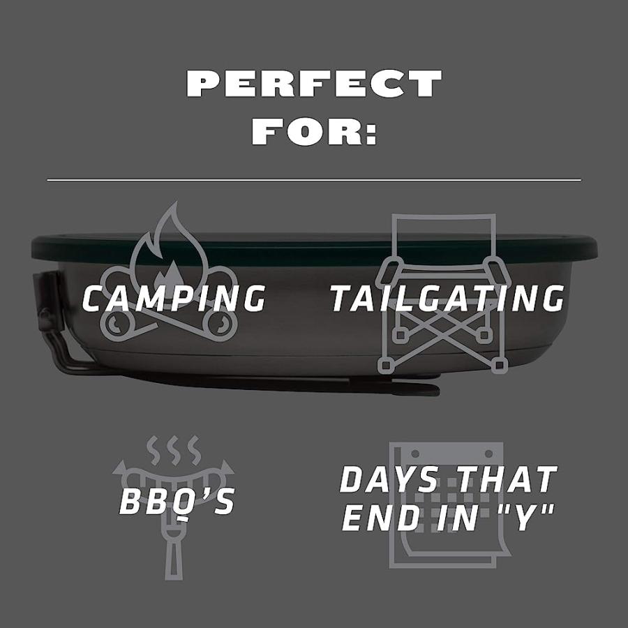 STANLEY ADVENTURE STAINLESS FRY PAN CAMP COOK SET, 9 PIECE CAMPING COOKWARE MESS KIT WITH STAINLESS PAN, COOKING UTENSILS, AND DISHES | STANLEY | 02