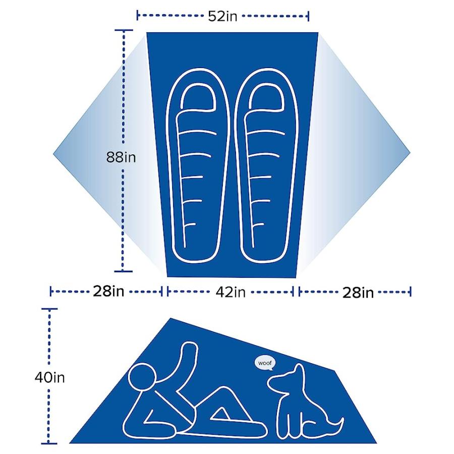 BIG AGNES COPPER SPUR HV UL BACKPACKING TENT, 2 PERSON (OLIVE GREEN) | BIG AGNES | 05