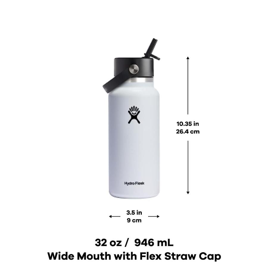 HYDRO FLASK 32 OZ WIDE FLEX STRAW CAP STONE | HYDRO FLASK | 03