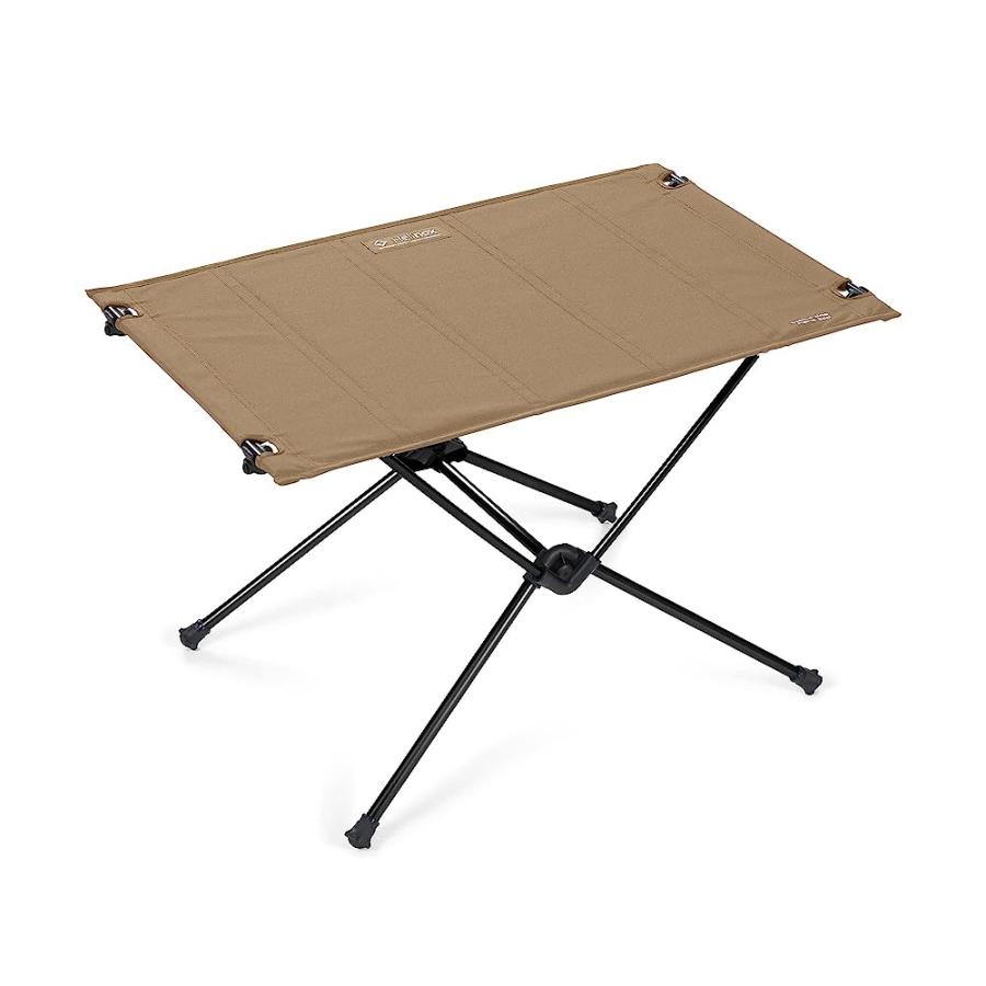 HELINOX TABLE ONE HARD TOP LIGHTWEIGHT, COLLAPSIBLE, PORTABLE, OUTDOOR CAMPING TABLE, LARGE - 30 X 22.5 INCHES, COYOTE TAN | Helinox
