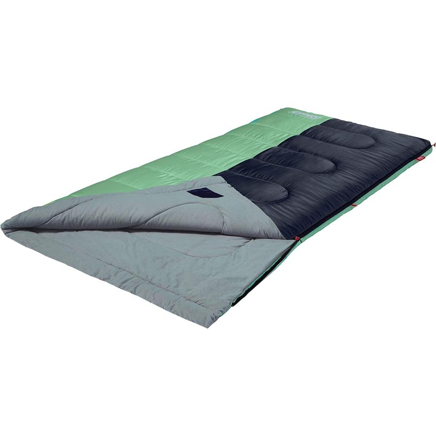 Coleman Sleeping Bag 40°F Big and Tall Sleeping Bag Biscayne Sleeping Bag, Mint | Coleman | 02