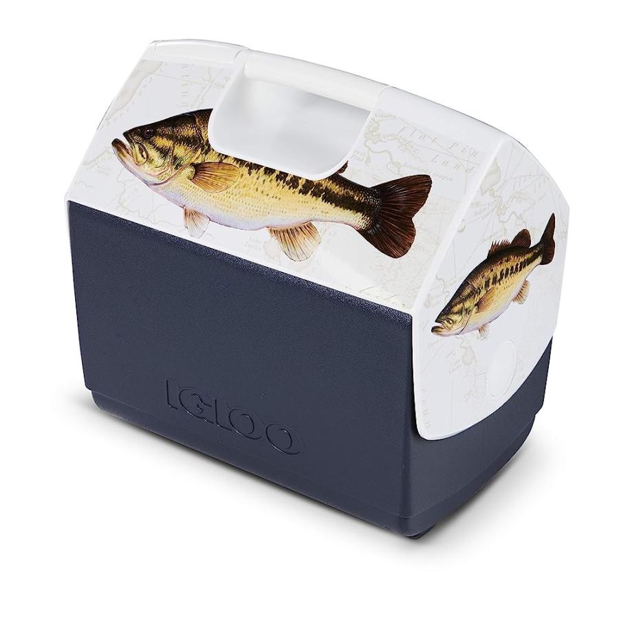 IGLOO 16 QUART LIMITED EDITION MARINE LARGE MOUTH BASS PORTABLE LUNCHBOX PLAYMATE ELITE COOLER ICE BOX (48852) | igloo | 01