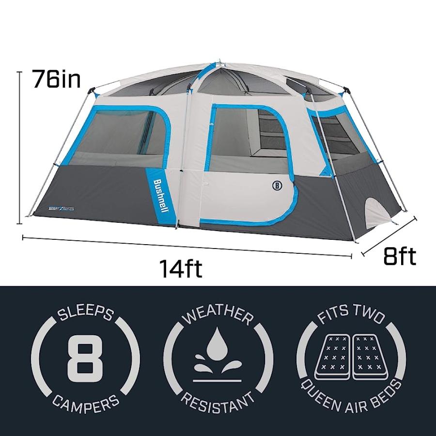 BUSHNELL SPORT SERIES 4 PERSON / 8 PERSON / 12 PERSON TENTS (8 PERSON) |  | 01