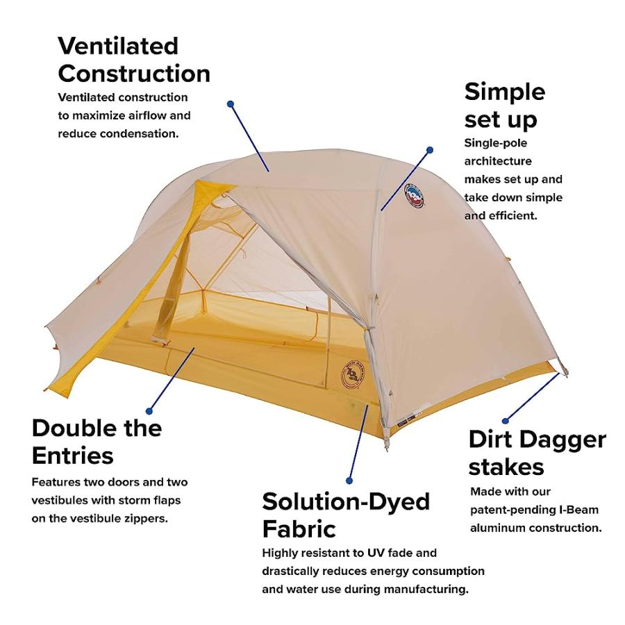 BIG AGNES TIGER WALL UL2 ULTRALIGHT TENT WITH UV-RESISTANT SOLUTION DYED FABRIC | BIG AGNES | 02