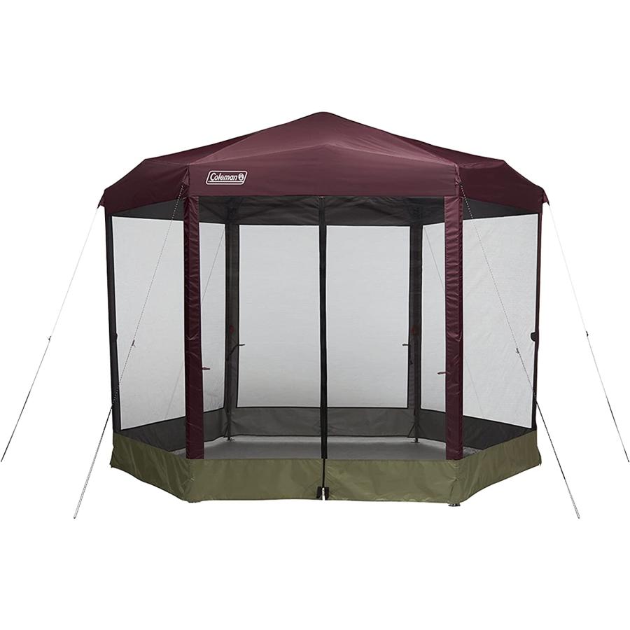 Coleman Back Home Screen Canopy Tent, 10.5 x 9 Camping Gazebo, Screen Canopy Sun Shade Tent | Coleman