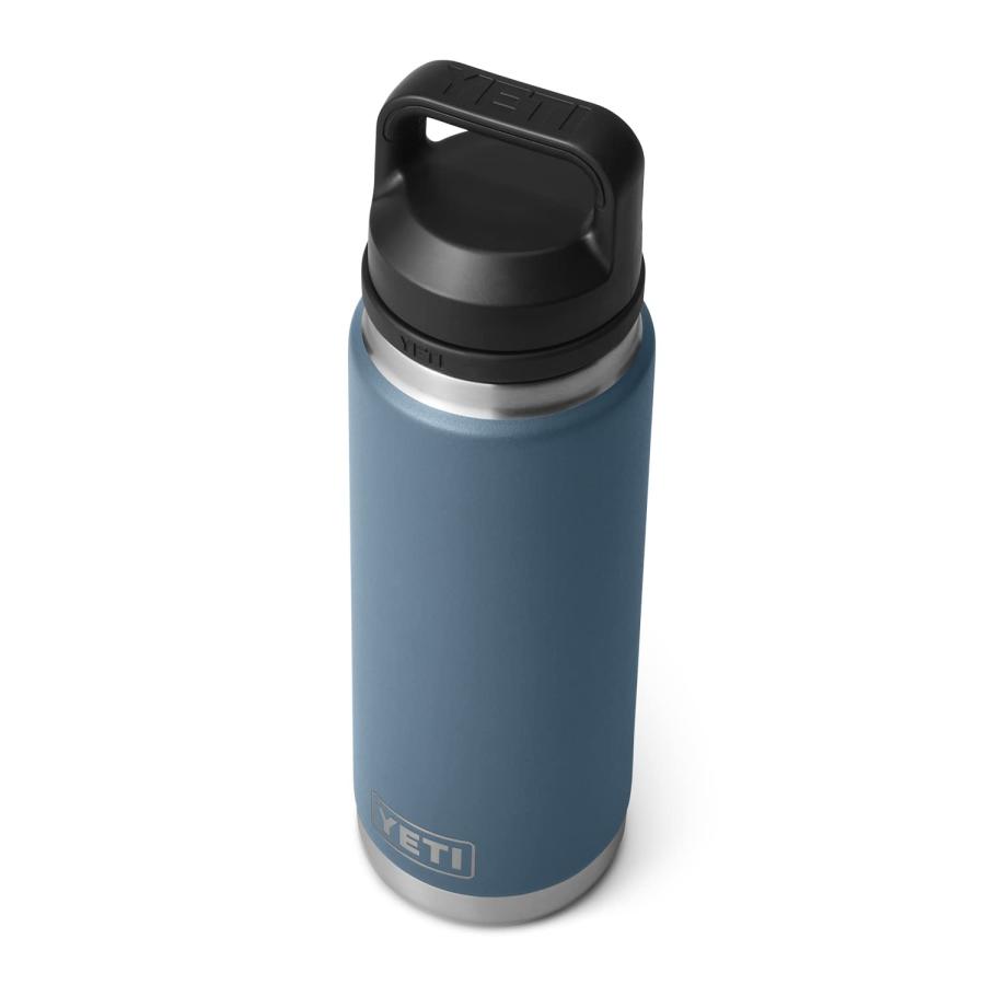 YETI Rambler 26オンス ボトル キャップ付き 真空断熱 ステンレス製、ノルディックブルー | YETI | 02
