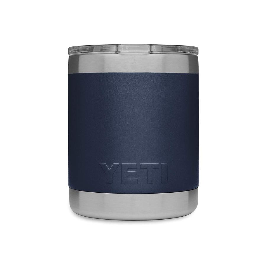 YETI Rambler 10オンス ローボール 蓋付き 真空断熱 ステンレス製、ネイビー | YETI | 02