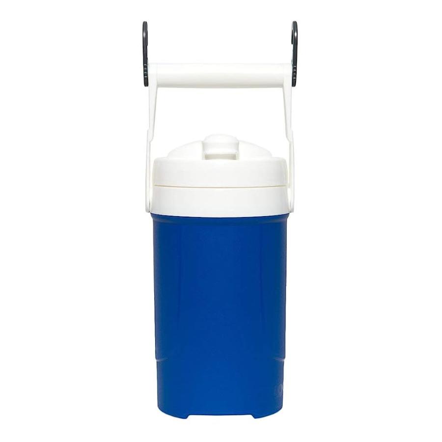 IGLOO 2 QUART SPORT BEVERAGE COOLER WITH HOOKS COLOR: MAJESTIC BLUE/WHITE | LES CREATIONS