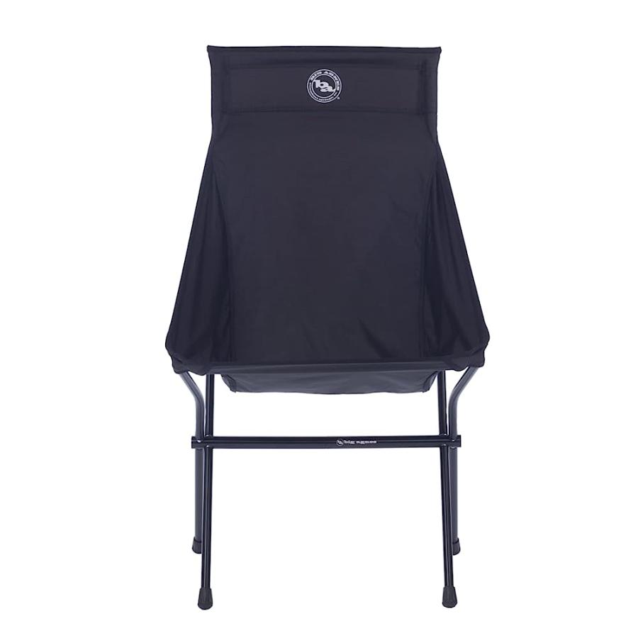 BIG AGNES BIG SIX CAMP CHAIR - HIGH & WIDE CAMPING CHAIR WITH AIRCRAFT ALUMINUM FRAME, BLACK | BIG AGNES | 01