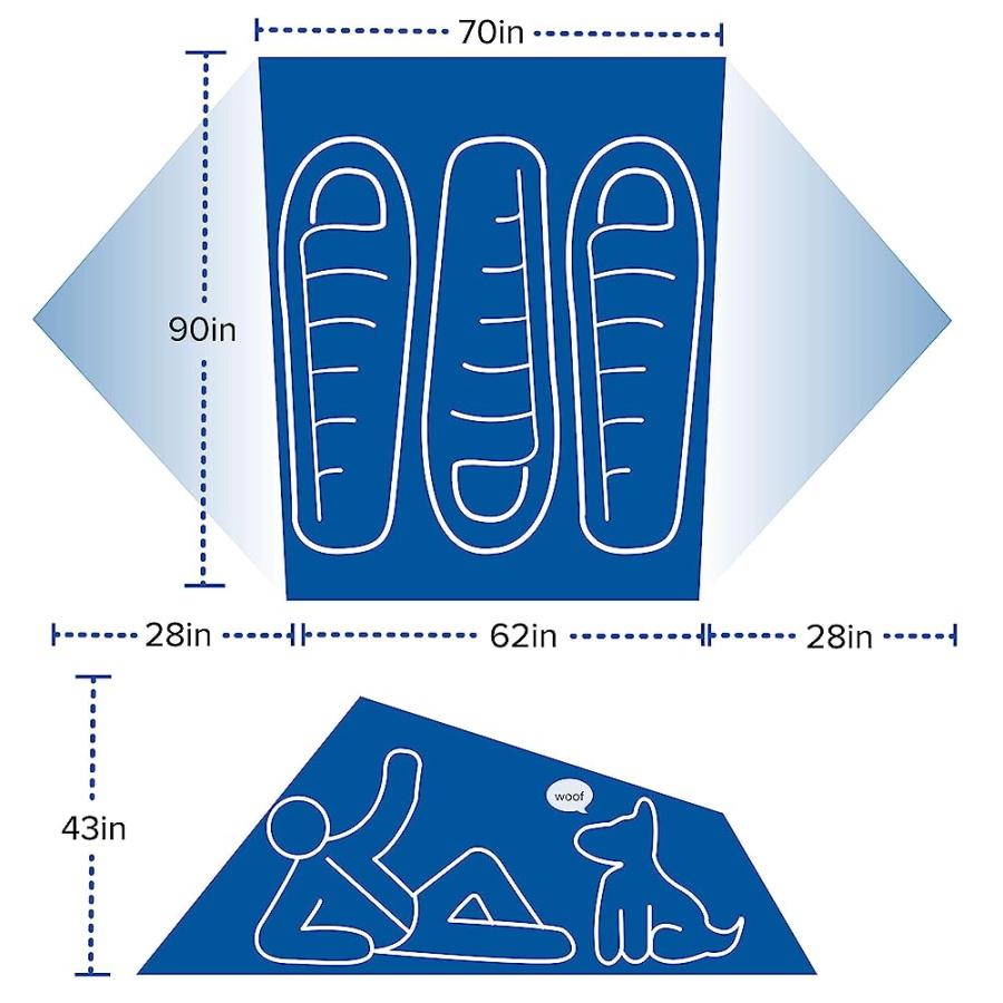 BIG AGNES COPPER SPUR HV UL BACKPACKING TENT, 3 PERSON (OLIVE GREEN) | BIG AGNES | 05