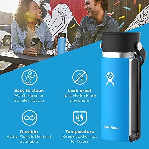 HYDRO FLASK WIDE MOUTH WITH FLEX SIP LID - INSULATED WATER BOTTLE TRAVEL CUP COFFEE MUG TUMBLER | HYDRO FLASK | 01