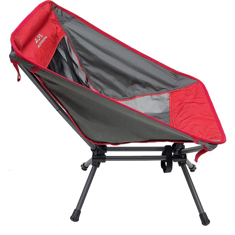ALPS MOUNTAINEERING SIMMER CAMPING CHAIR, ONE SIZE, SALSA/CHARCOAL - NEW | ALPS MOUNTAINEERING | 01