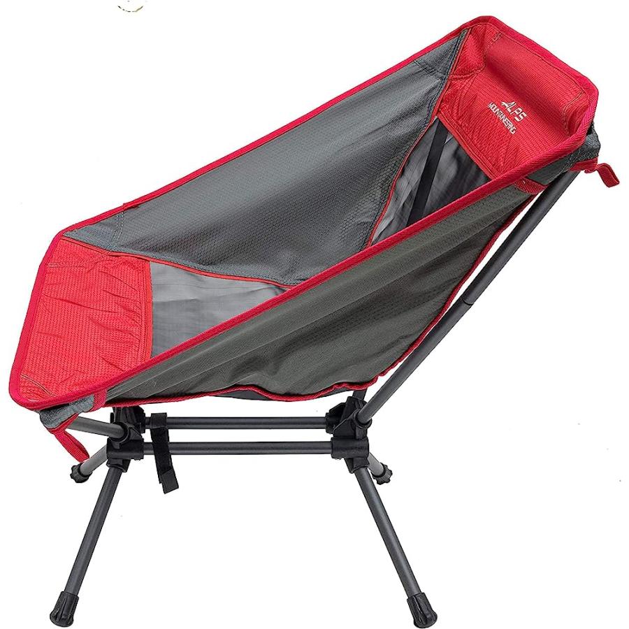 ALPS MOUNTAINEERING SIMMER CAMPING CHAIR, ONE SIZE, SALSA/CHARCOAL - NEW | ALPS MOUNTAINEERING | 02