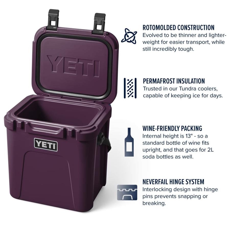 YETI Roadie 24 クーラー:YETIボックス、ノルディックパープル | YETI | 02